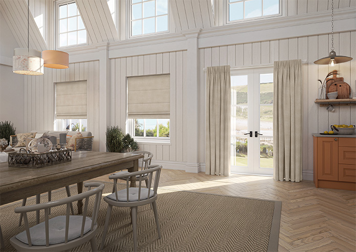 Florence Faux Suede, Light Tan - Made to Measure Curtains - Image 8